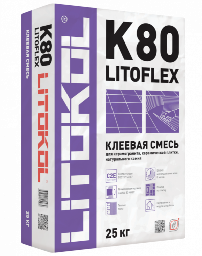 Плиточный клей LITOFLEX K80